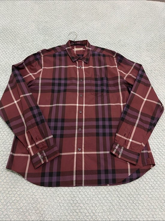 Burberry brit Other - Burberry Burgundy and Black Plaid Button-Down Shirt